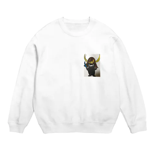 武士クロちゃん Crew Neck Sweatshirt