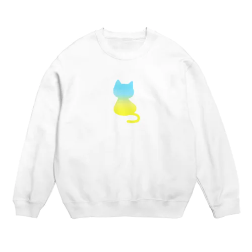 ウクライにゃん🇺🇦 Crew Neck Sweatshirt