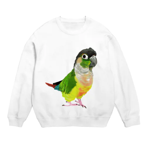 ウロコインコ Crew Neck Sweatshirt