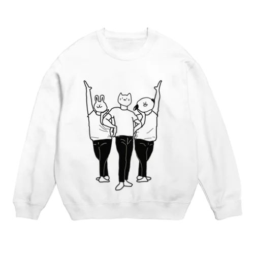 きもかわトリオ Crew Neck Sweatshirt