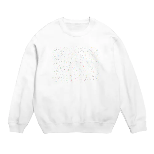 colorful acne/ 色とりどりのニキビ Crew Neck Sweatshirt