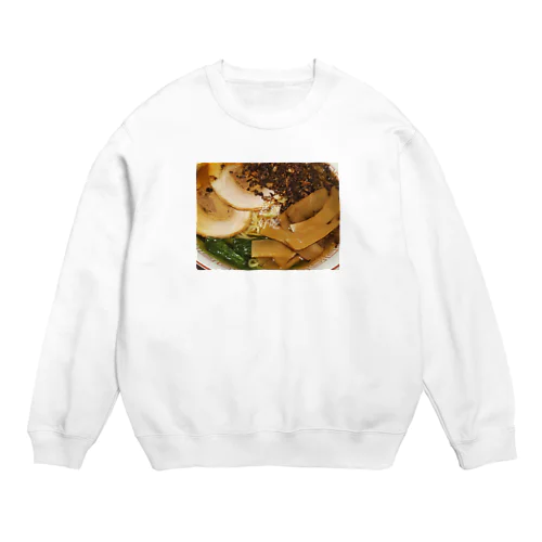 らーめんおいしい Crew Neck Sweatshirt