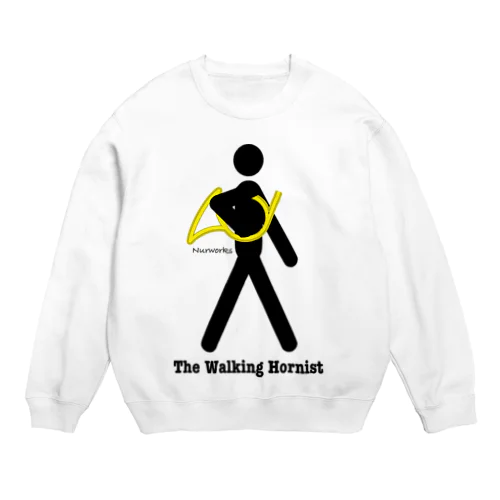 The Walking Hornist w/ Logo Crew Neck Sweatshirt