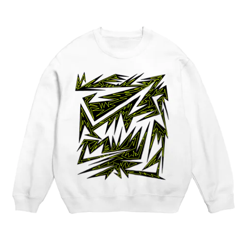 電気ショック Crew Neck Sweatshirt