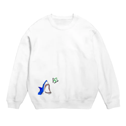 サメとカエル Crew Neck Sweatshirt