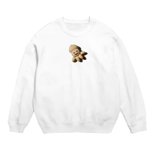 いかパンくん Crew Neck Sweatshirt