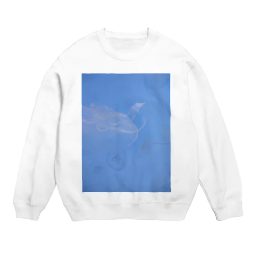 くらげblue Crew Neck Sweatshirt