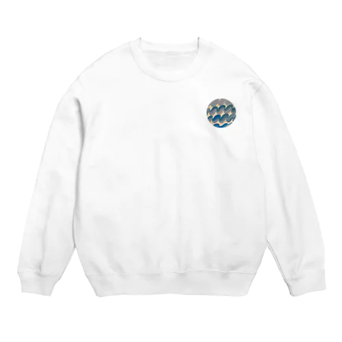 the wave Crew Neck Sweatshirt