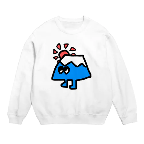 まうんとふじさん Crew Neck Sweatshirt