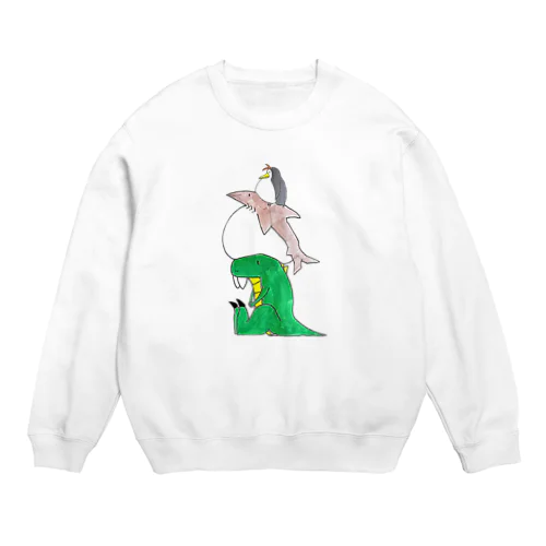 ほのぼの生物隊 Crew Neck Sweatshirt