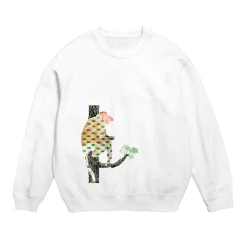 笠松 × テングザル Crew Neck Sweatshirt