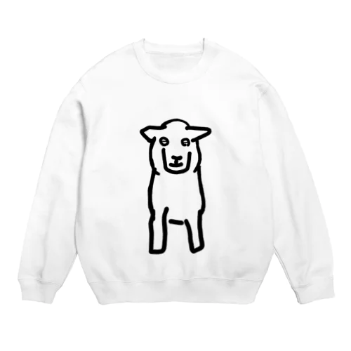 刈られたひつじ Crew Neck Sweatshirt