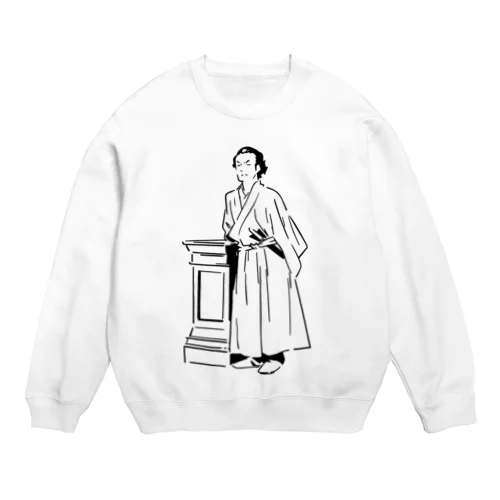 坂本龍馬 Crew Neck Sweatshirt