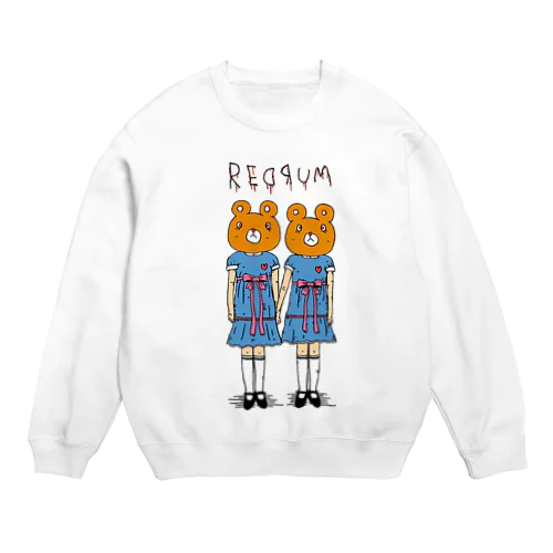 熊姉妹。 Crew Neck Sweatshirt