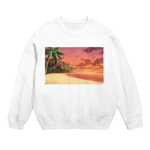 赤 Crew Neck Sweatshirt