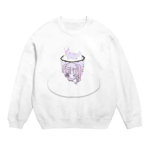 ふわふわドリンク Crew Neck Sweatshirt