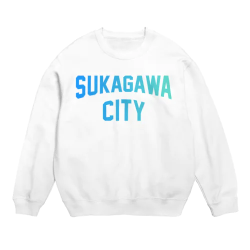 須賀川市 SUKAGAWA CITY Crew Neck Sweatshirt