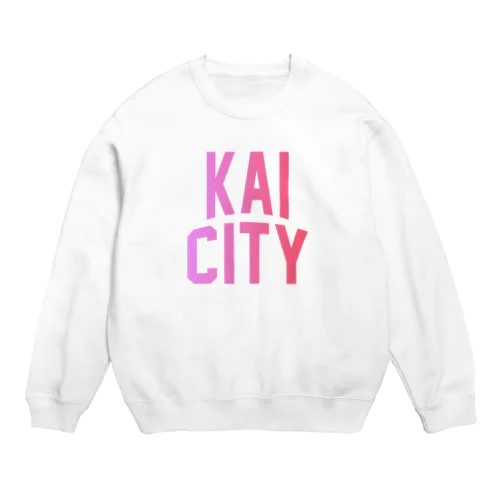 甲斐市 KAI CITY Crew Neck Sweatshirt