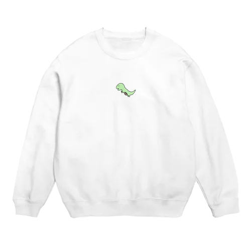 バランスの取れない恐竜 Crew Neck Sweatshirt