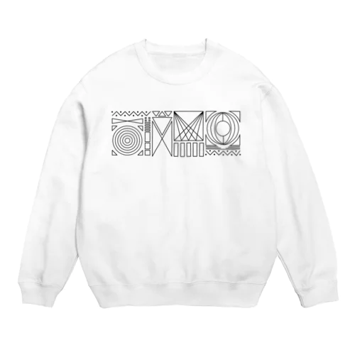 幾何学模様 Crew Neck Sweatshirt