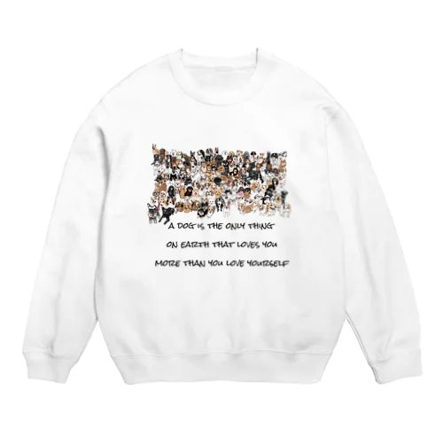 ワンコ大集合！ Crew Neck Sweatshirt