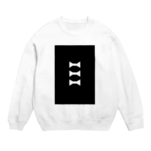 辛口リボン Crew Neck Sweatshirt