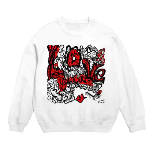 loveourselves by F.W.W. Crew Neck Sweatshirt