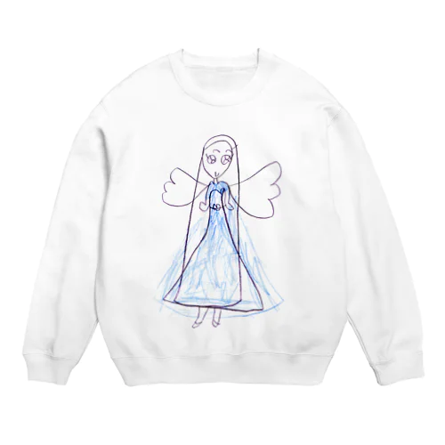 ドレスを着た天使 Crew Neck Sweatshirt