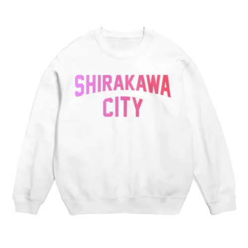 白河市 SHIRAKAWA CITY Crew Neck Sweatshirt
