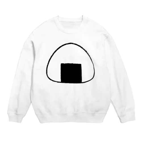 シンプルおにぎり Crew Neck Sweatshirt