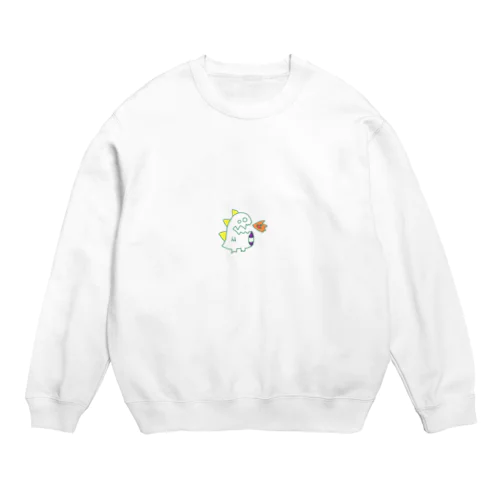 怪獣ぺけぽん。 Crew Neck Sweatshirt