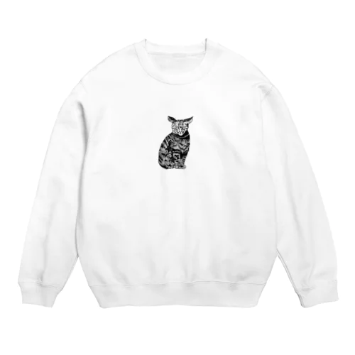 愛猫 Crew Neck Sweatshirt