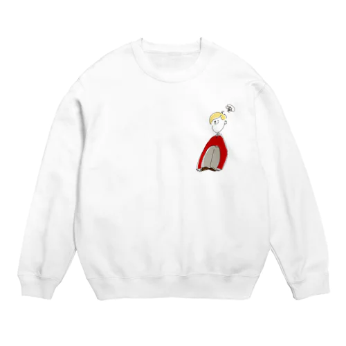 うまくいかないくん Crew Neck Sweatshirt