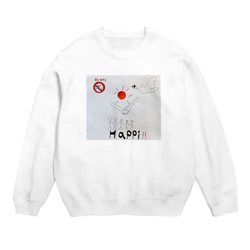 ハッピライフ Crew Neck Sweatshirt