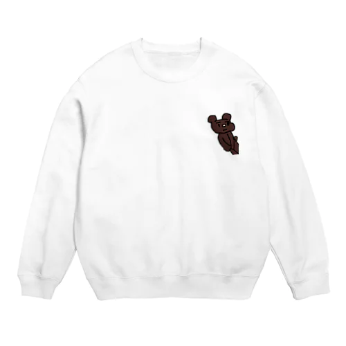 ひょっこりグマ Crew Neck Sweatshirt