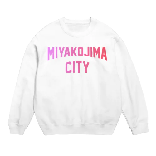 宮古島市 MIYAKOJIMA CITY Crew Neck Sweatshirt