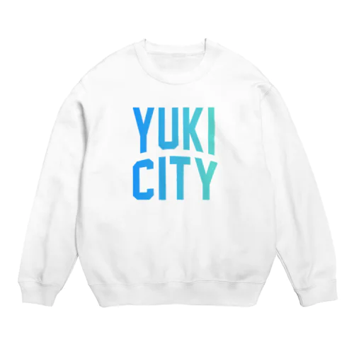 結城市 YUKI CITY Crew Neck Sweatshirt