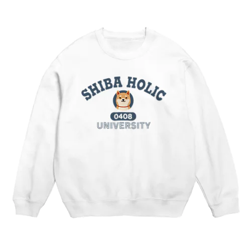 SHIBA HOLIC（柴犬中毒大学） Crew Neck Sweatshirt