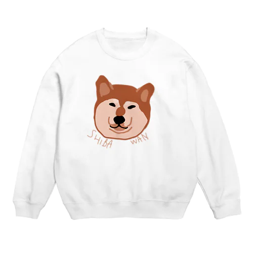 柴犬れんげ Crew Neck Sweatshirt