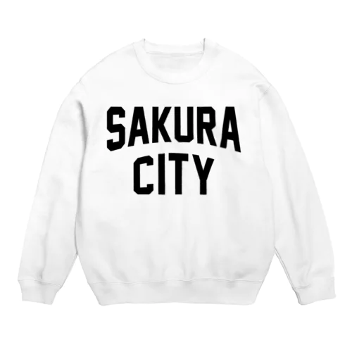 さくら市 SAKURA CITY Crew Neck Sweatshirt