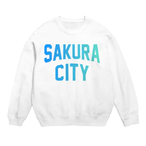 さくら市 SAKURA CITY Crew Neck Sweatshirt