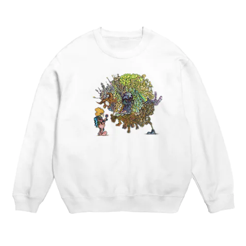 宇宙怪獣との遭遇 Crew Neck Sweatshirt