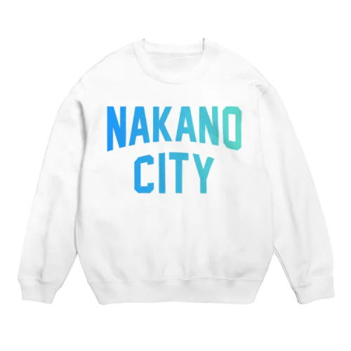 中野市 NAKANO CITY Crew Neck Sweatshirt