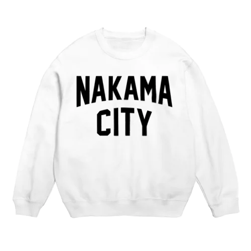 中間市 NAKAMA CITY Crew Neck Sweatshirt