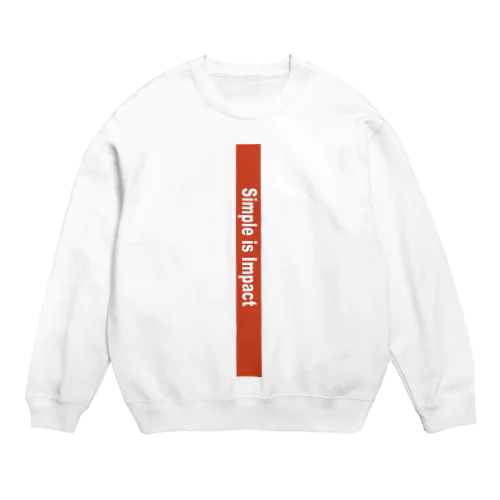 Simple is Impact Crew Neck Sweatshirt