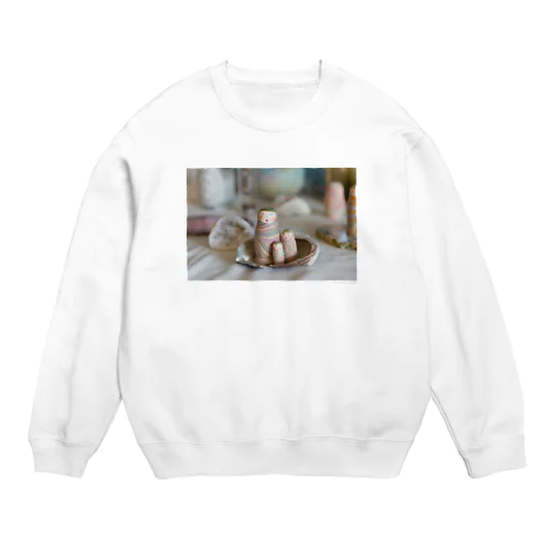 Marbleshkas on the shell Crew Neck Sweatshirt