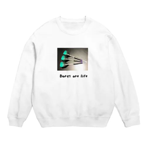 darts are life Crew Neck Sweatshirt