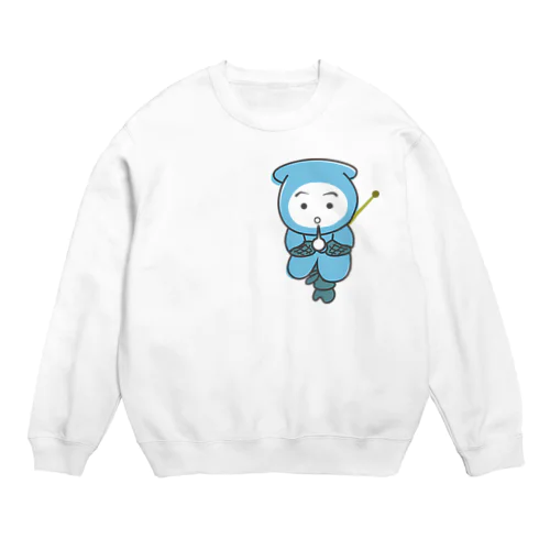 鍼灸忍者さすまるくん Crew Neck Sweatshirt