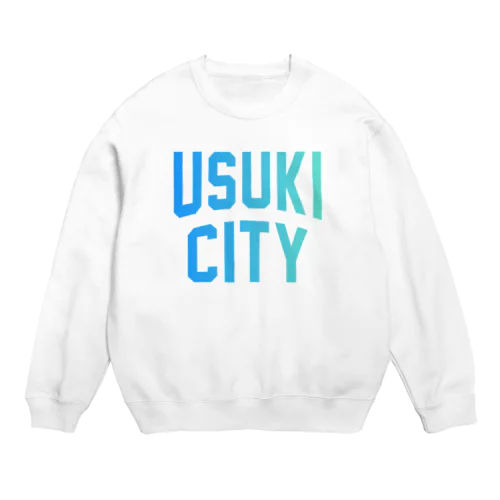 臼杵市 USUKI CITY Crew Neck Sweatshirt