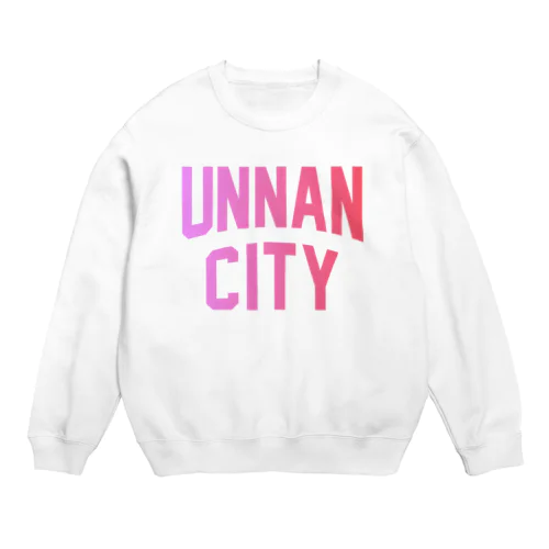 雲南市 UNNAN CITY Crew Neck Sweatshirt